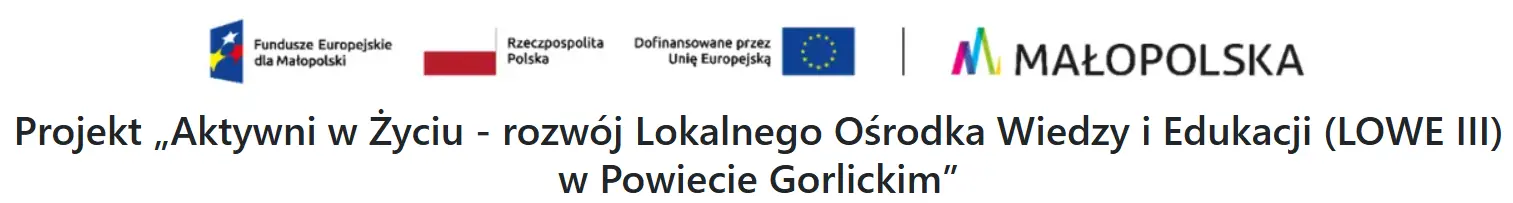Baner projektu Aktywni w Życiu