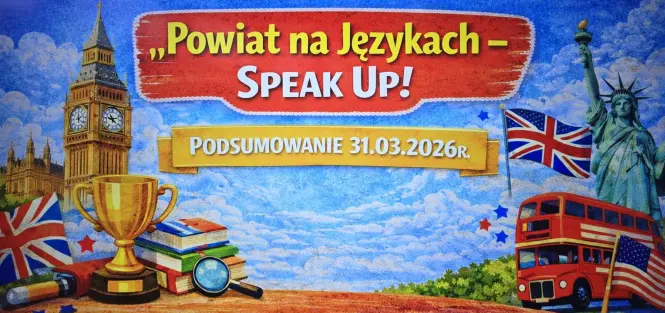 Baner gali finałowej konkursu angielskiego