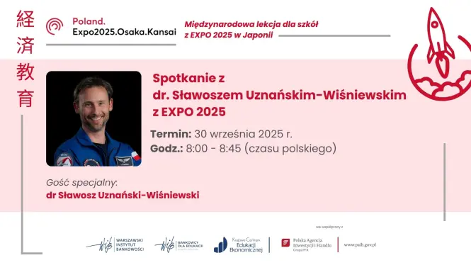 Zaproszenie na spotkanie online z polskim kosmonautom