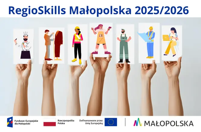 Baner konkursu RegioSkills Małopolska